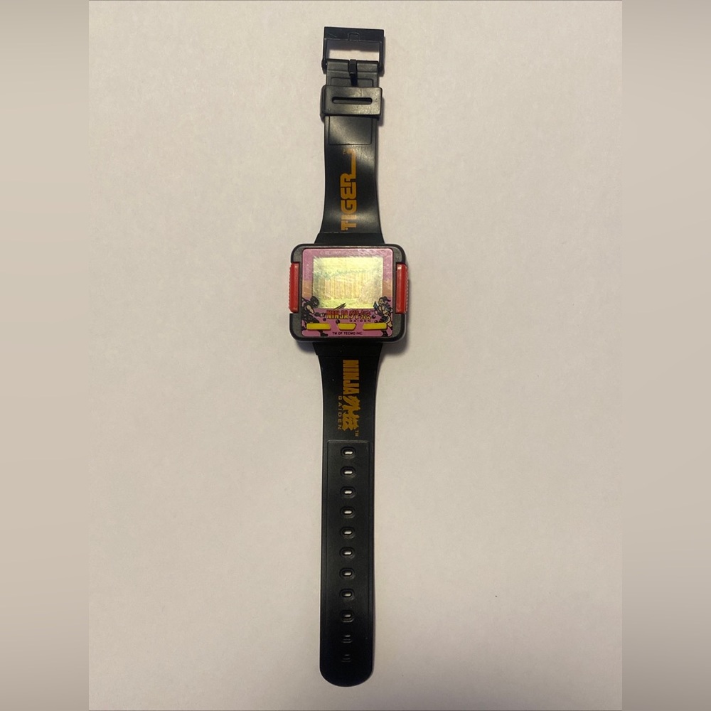 Vintage 1990 Ninja Gaiden Watch By Tiger Video Game Watch Excellent Condition